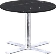 Stainless Plus Side Table Round